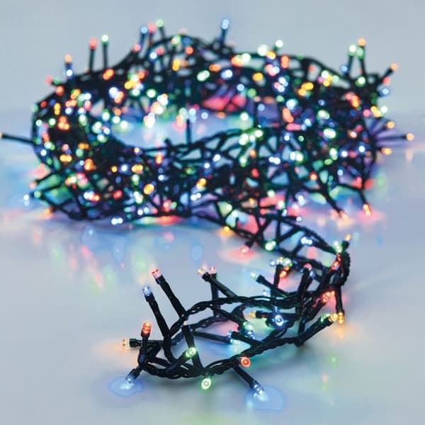 LED-garland - GENERISK - Taggar - 560 Leds - Flerfärgad - 14m - Utomhus