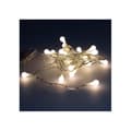Miniatyrbild 2 av 2: GENERIC - Garland med batterier 20 lysdioder, varmvit sfärisk 2,3m