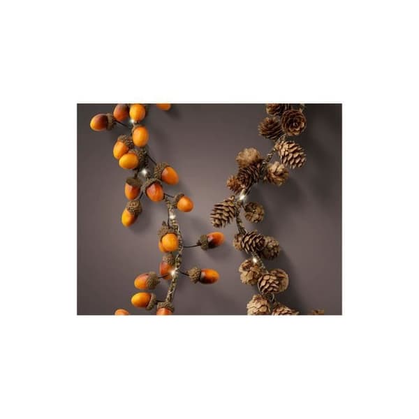 Guirlande Microled - GENERIQUE - 110cm - 15 Leds - Varm Ljus - Inomhus - Batteri