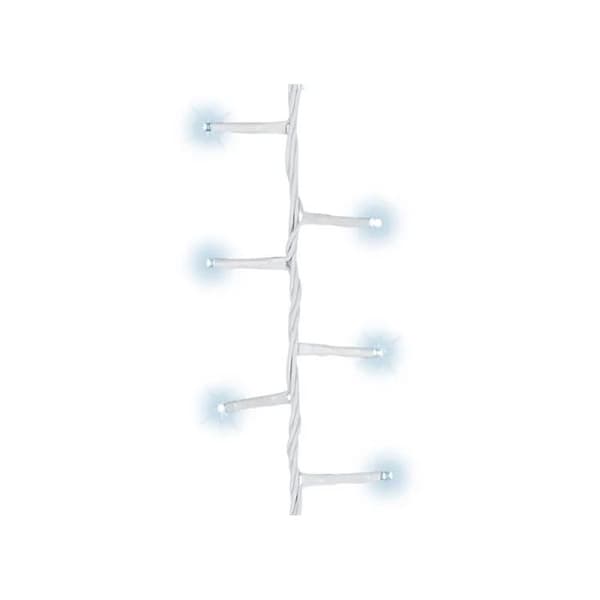 Ljusgirlang - Lyx - 11 m - 500 LED - Kall vit - Blinkande belysning