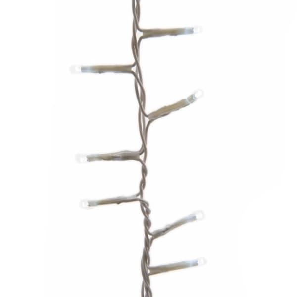 Ljusgirlang - Lyx - 11 m - 500 LED - Kall vit - Blinkande belysning