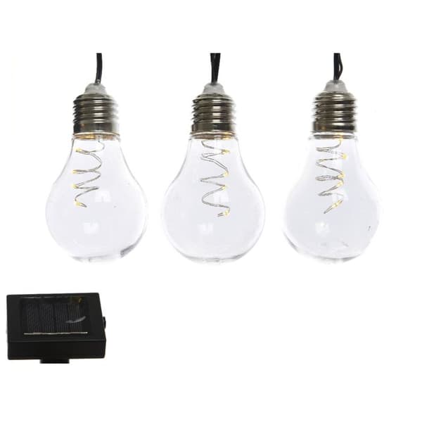 Solar elektrisk LED guinguette ljus girland 5 m - Jardideco