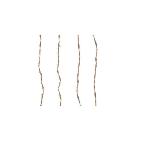 GENERISK - Gardin Led Balkong Utomhusanvändning. Vitt varmt ljus. 2x1m. 220 lysdioder.