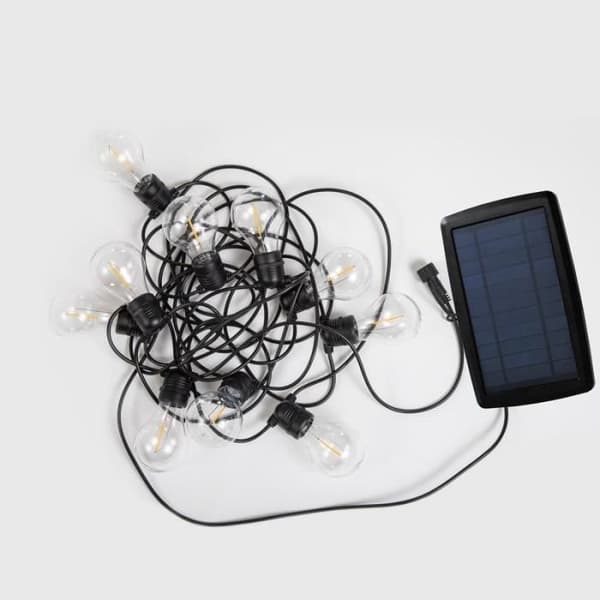 MOOVERE taverna stil utomhus krans solenergi omgivande ljus + LED uppladdningsbart batteri
