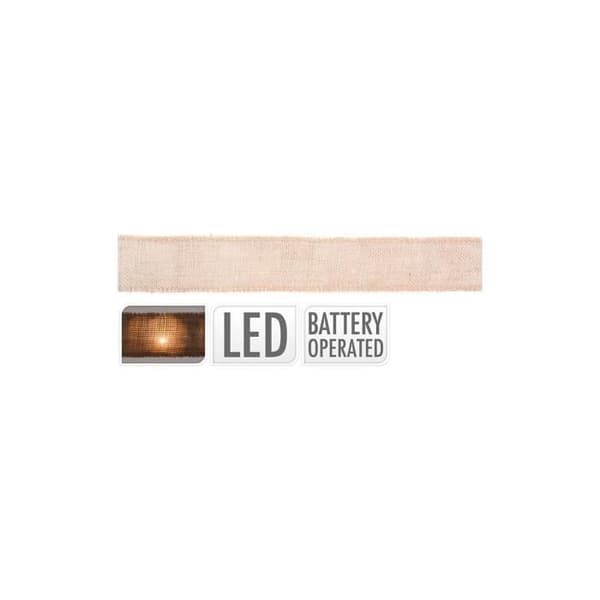 Loop 20 LEDs Garland - GENERISK - Vit - Varmt ljus - 2m x 5cm
