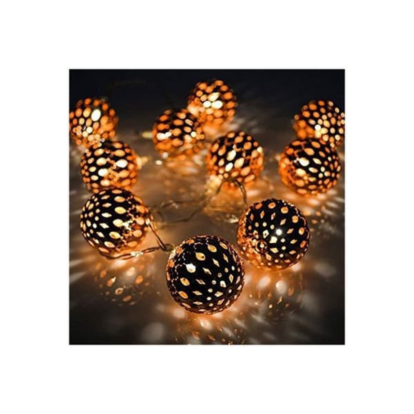 Led kopparmetall kulgirland 1m