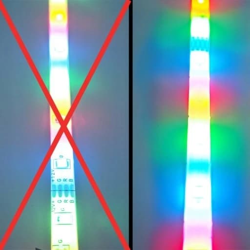 LED STRIP FARVE BELYSNING 5050 RGB 5m + FJERNBETJENING