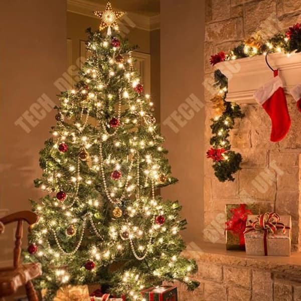 TD® batteridrivna LED-slingor, 2 x 10M Starry Lights 100 LED, inomhus utomhusdekor Vattentät fjärrkontroll