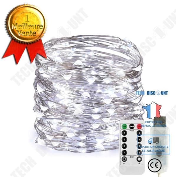 TD® Christmas LED String Lights 30m 300 Balls DC31V Warm White 8 ljuslägen Dekorativa ljus för jul nyår