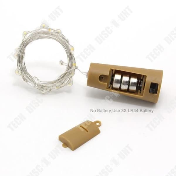 TD® 2M 20LEDs LED-slingor med flasklock för Glas Craft b - Modell: Färg 2M 20LEDs