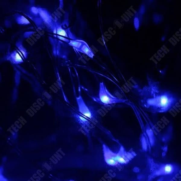 TD® LED String Lights Batteridriven flasklock Vattentät belysning med 15 lysdioder x1,4M för gör-det-själv-bröllopsfest, blå LITT1511
