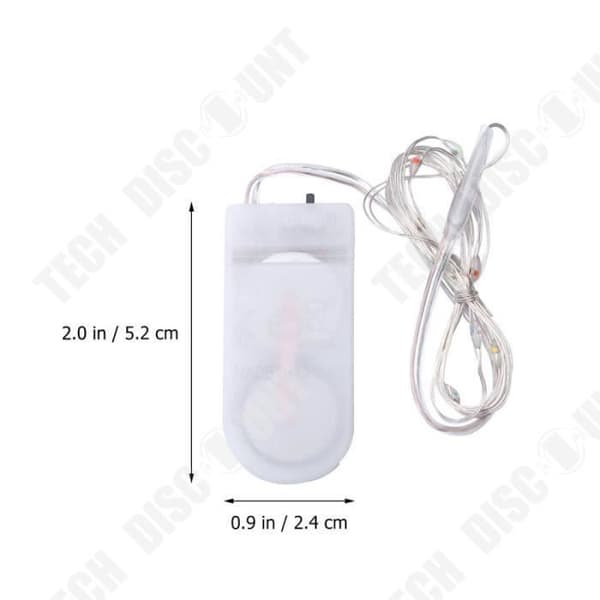 TD® 16st extra tunna gör-det-själv LED-slingor Batteridrivna inomhus Fairy Light for Home Vit