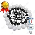Miniatyrbild 1 av 4: TD® Led-ljusgirlang, G50-girlang, utomhusgirlang, bollgirlang, manfest - Modell: färgglad 5m