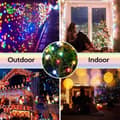 Miniatyrbild 2 av 4: Ljusgirlang - Solenergi - 20M - 200 LED - Flerfärgad - 8 ljuslägen