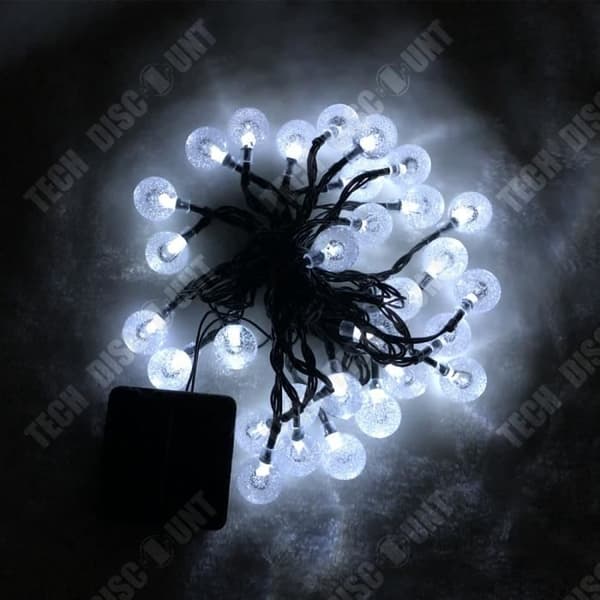 TD® Solar Fairy Lights, 30 LED-kulor, 4,5 M längd, utomhus- och inomhusdekoration [Energiklass A+++]