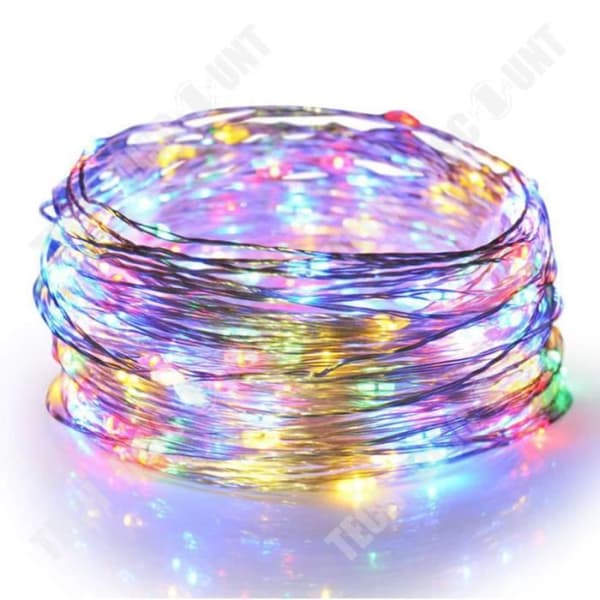 TD® LED String Lights 5-10-20-30-40-50M Solar String Lights Leather Wire Fairy Lights - Modell: Rosa 30M 300LED