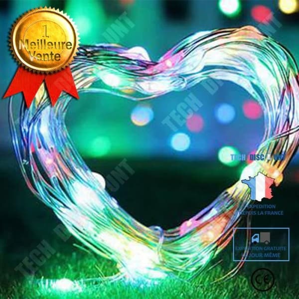 TD® LED String Lights 5-10-20-30-40-50M Solar String Lights Leather Wire Fairy Lights - Modell: Rosa 30M 300LED