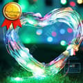 Miniatyrbild 1 av 4: TD® LED String Lights 5-10-20-30-40-50M Solar String Lights Leather Wire Fairy Lights - Modell: Rosa 30M 300LED