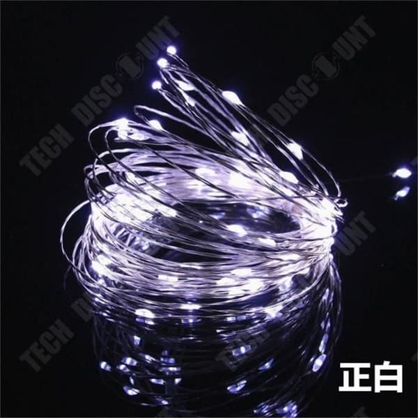 TD® 3PCS LED String Lights 10m 100 LEDs, Cool White