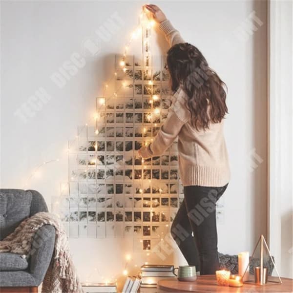 TD® 3PCS LED String Lights 10m 100 LEDs, Cool White