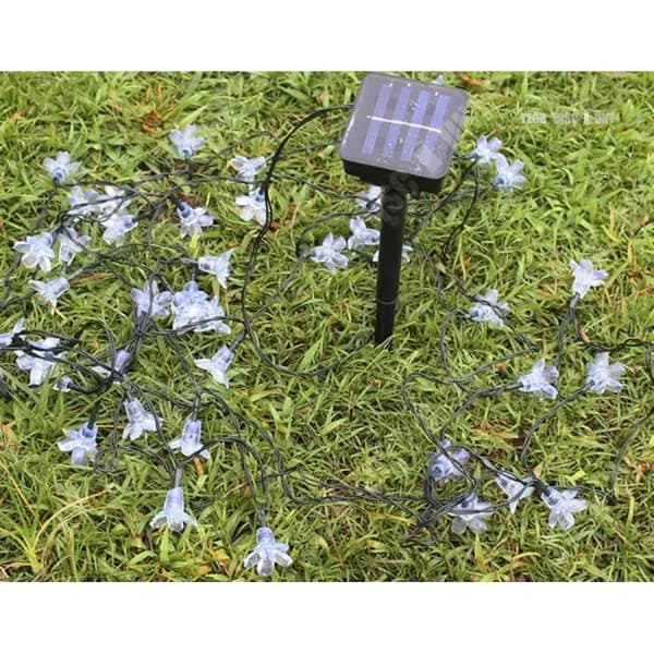 TD® LED String Lights Ribbon 50*LEDs Decoration Solar Powered Lighting IP65 Waterproof Light for Christmas.