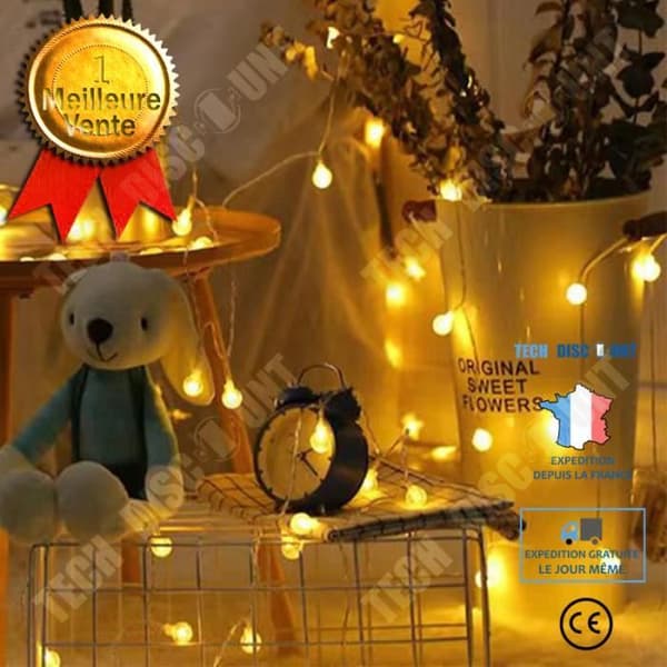 TD® LED Fairy Lights Dekoration Romantisk Wire Party Festival Jul Födelsedagskväll Varm Vit