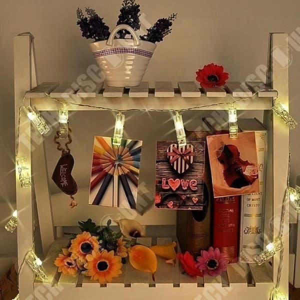 TD® Indoor Garland Ljus Dekorativ Hängande Bild Tillgänglig Trendig Modern Period Fest Ljus Varm Atmosfär