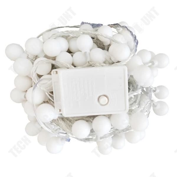 TD® 220V EU-kontakt LED String Lights Balls String Lamp Holiday String Lights Bröllopshem - Modell: Varmvit