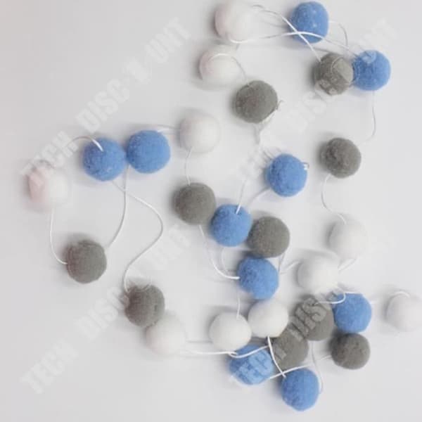 TD® LED String Light 20 LED Bomullsbollar String Light