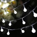 Miniatyrbild 2 av 3: TD® Warm White Frosted Small Ball Batteri LED String Lights - 40 bollar - Vit - 6m