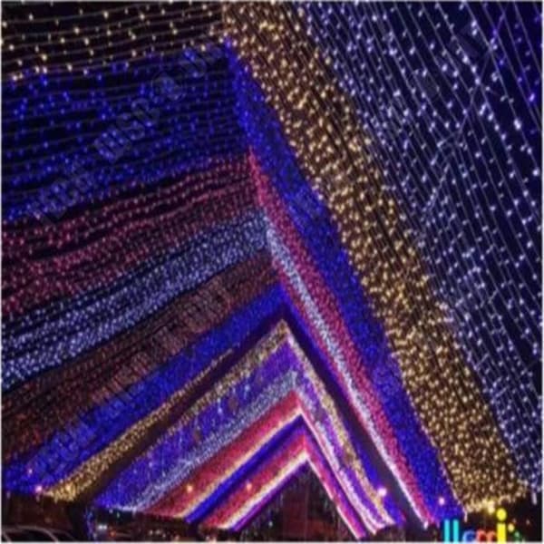 TD® 50M 500 LED-slingor 8 ljuslägen Flerfärgad belysning för julbröllop