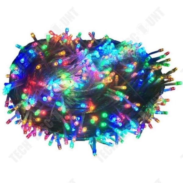 TD® 50M 500 LED-slingor 8 ljuslägen Flerfärgad belysning för julbröllop