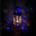 Miniatyrbild 4 av 4: I® 200 LED-ljusgirlang Koppartråd Vattentät dekorationslampa för hem, utomhus, trädgård, terrass, bröllop och julfest