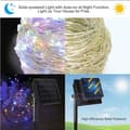 Miniatyrbild 2 av 4: I® 200 LED-ljusgirlang Koppartråd Vattentät dekorationslampa för hem, utomhus, trädgård, terrass, bröllop och julfest