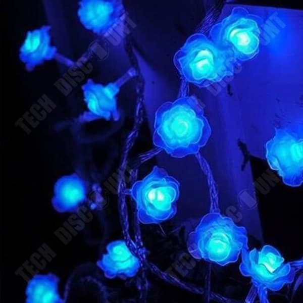 TD® LED String Lights 2.5M Rosor Färgglada Batterier String Fairy Light Lights Belysning Heminredning Fest N