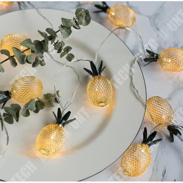 TD® String Lights 3M 20 lampor LED batteridrivna Fairy Lights Liten ananas för fest Jul Bröllop Födelsedag Afton Jul