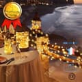 Miniatyrbild 1 av 4: TD® LED Strängljus Bröllopsfest Juldekoration Ristråd 10M Varmvit