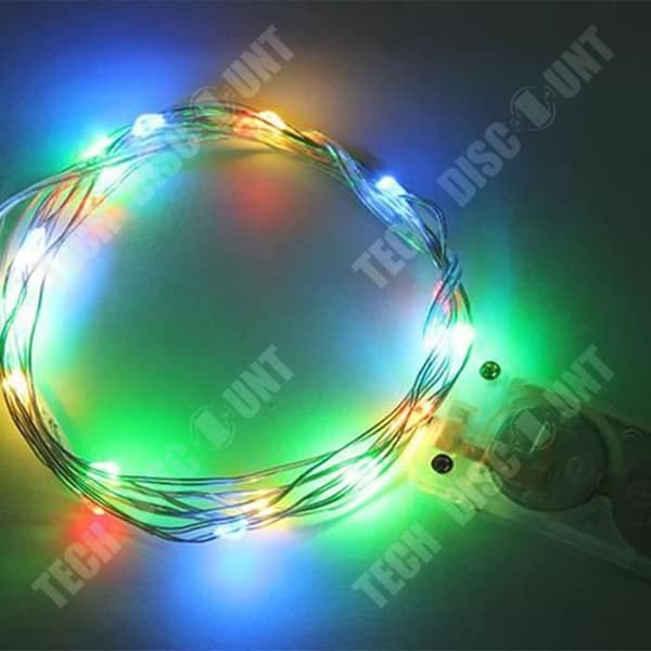 TD® Christmas 10M 100 LED Vattentät Koppar LED Strängljus 8 lägen med färgfjärrkontroll