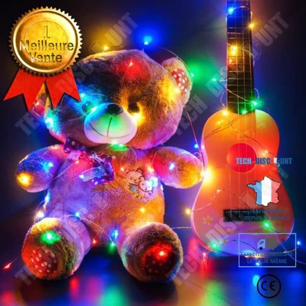 TD® Christmas 10M 100 LED Vattentät Koppar LED Strängljus 8 lägen med färgfjärrkontroll