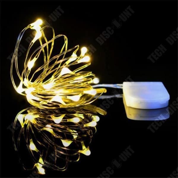 TD® Silver Wire String Lights LED String Lights Christmas Fairy Lights - Modell: Grön 2M 20LEDS - MILEDCA1