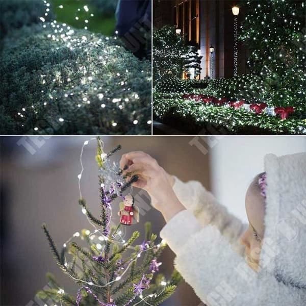 TD® Fjärrkontroll Fairy Lights Vattentät koppartråd Fairy Lights Semesterdekoration 8 funktioner Box