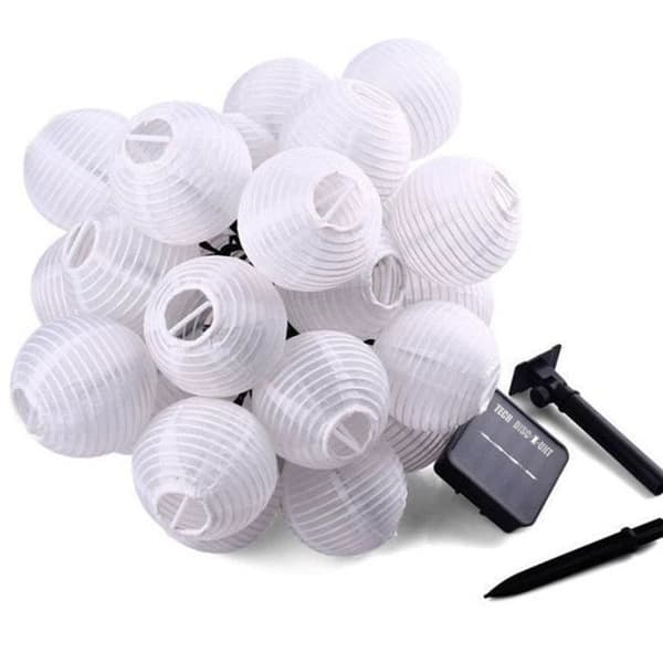 TD® Solar Powered Outdoor String Lights 80 Varmvit LED-lykta Utomhus dekorativt ljus för trädgård, uteplats, bröllop, F