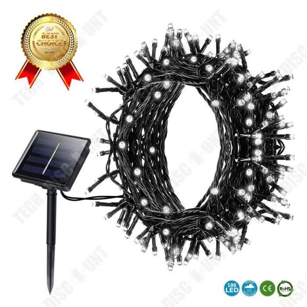 TD® Colorful LED Garland 100 LED Utomhus inomhusbelysning Simbassäng Hem Party Neon Atmosfär Solar Event Ljusarmatur