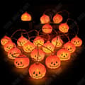 Miniatyrbild 3 av 4: TD® Halloween Pumpkin Light String, Dekoration Light String, Fjärrkontroll, Holiday Arrangement Light