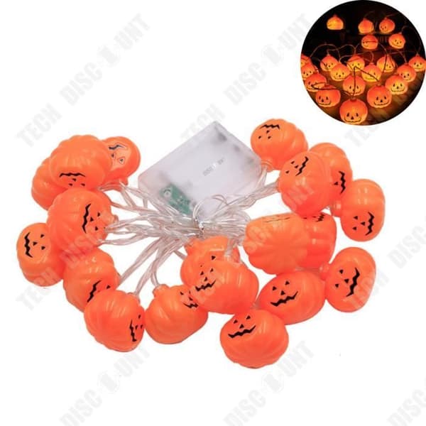 TD® Halloween Pumpkin Light String, Dekoration Light String, Fjärrkontroll, Holiday Arrangement Light