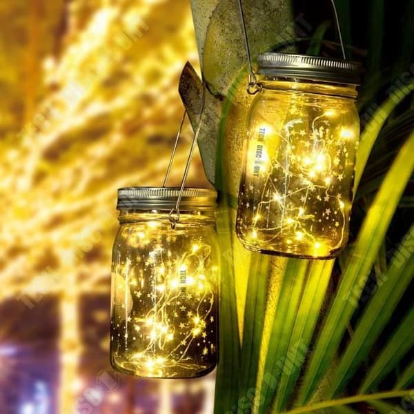 TD® LED String Lights 3st Vattentät Solar String Lights