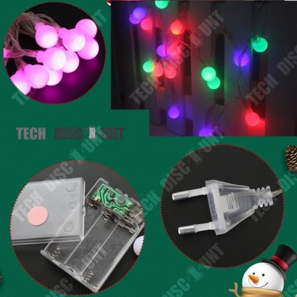 TD® Julglödlampa Girlander Utomhus Födelsedag LED 3*3 Meter Ljusdekorationer Vackra LED String Stars Hem