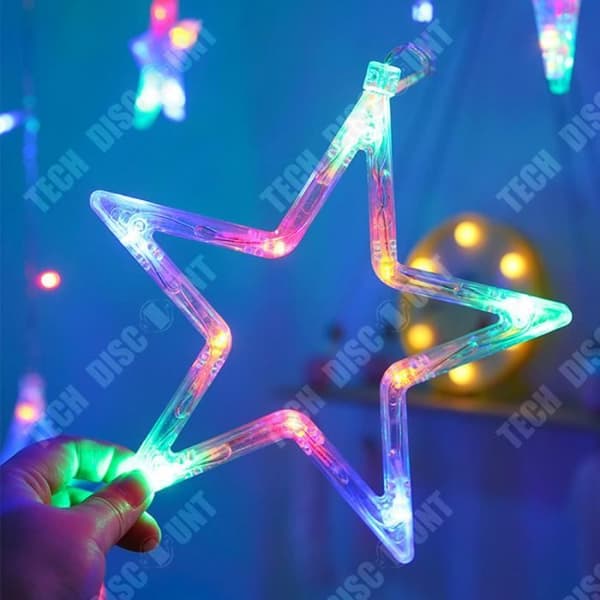 TD® ljusslinga LED Färgglada Miljövänlig Vattentåliga Månen och stjärnorna belysning Dekorationsbelysning