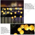 Miniatyrbild 4 av 4: Solar Light Garland - TECH RABATT - 80 LED-lyktor - Varmvita - Utomhus - Trädgård