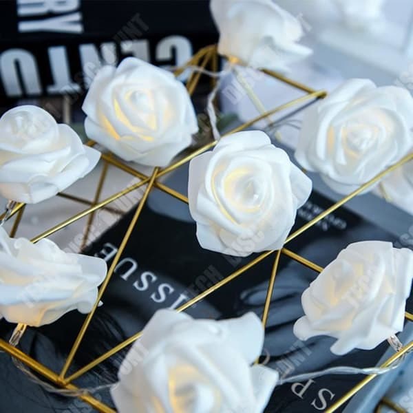 TD® String Lights 5m 50 Ljus Dekorativa Rose Lampor Heminredning Festlig Mood Lights